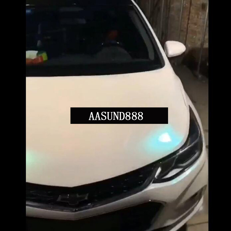 极光幻彩糖果白 AASUND鹦鹉特效漆 唯美炫彩白色 无需更改行驶证