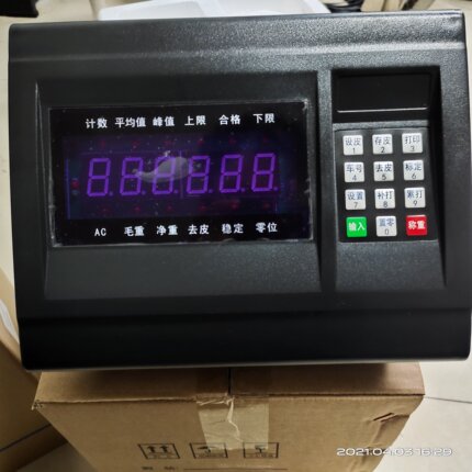 地磅称重显示器仪表唯英T660A替代A12E高精称头可外接大屏打印机