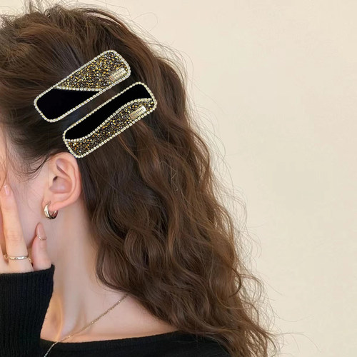 侧边发夹时尚洋气百搭气质高级感