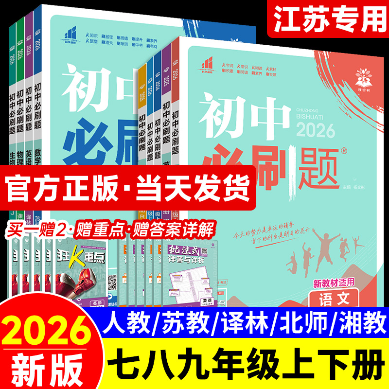 初中必刷题七八九年级课时作业