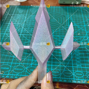 萨勒芬妮水晶玫瑰 二版 头饰王冠补件 3D打印定做 cosplay道具