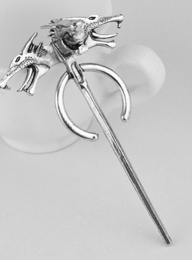 权力的游戏丹妮莉丝坦格利安三头龙头胸针Daenerys Targaryen周边