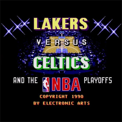 世嘉卡16位MD黑卡游戏卡湖人对凯尔特人NBA篮球季后赛