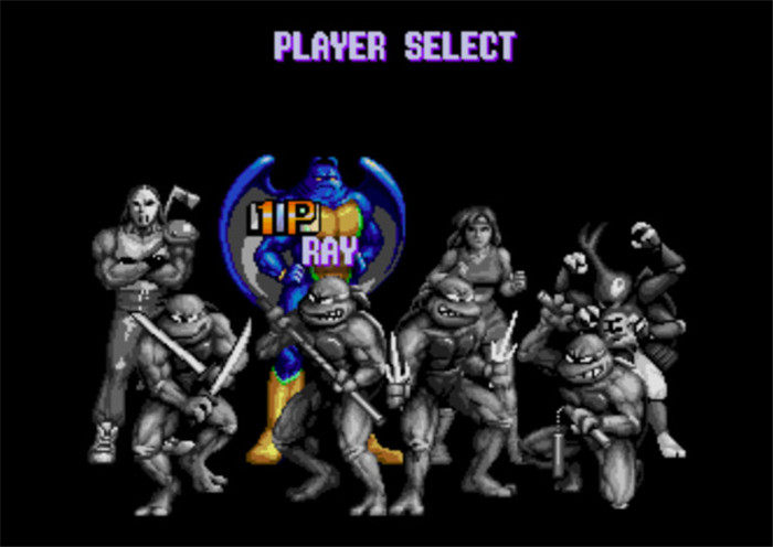 md游戏卡世家卡激龟快打 忍者龟对打4 忍者龟4 忍者神龟4