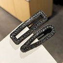 韩版 闪亮水钻复古侧边夹简约夹子刘海夹前额碎发夹BB夹女头饰发卡