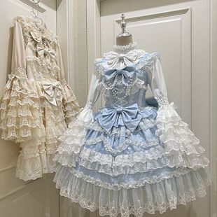 原创设计 华丽花嫁 jsk 吊带洛丽塔连衣裙女 Lolita