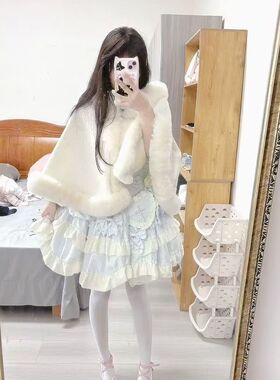 Lolita斗篷萝莉塔民国加