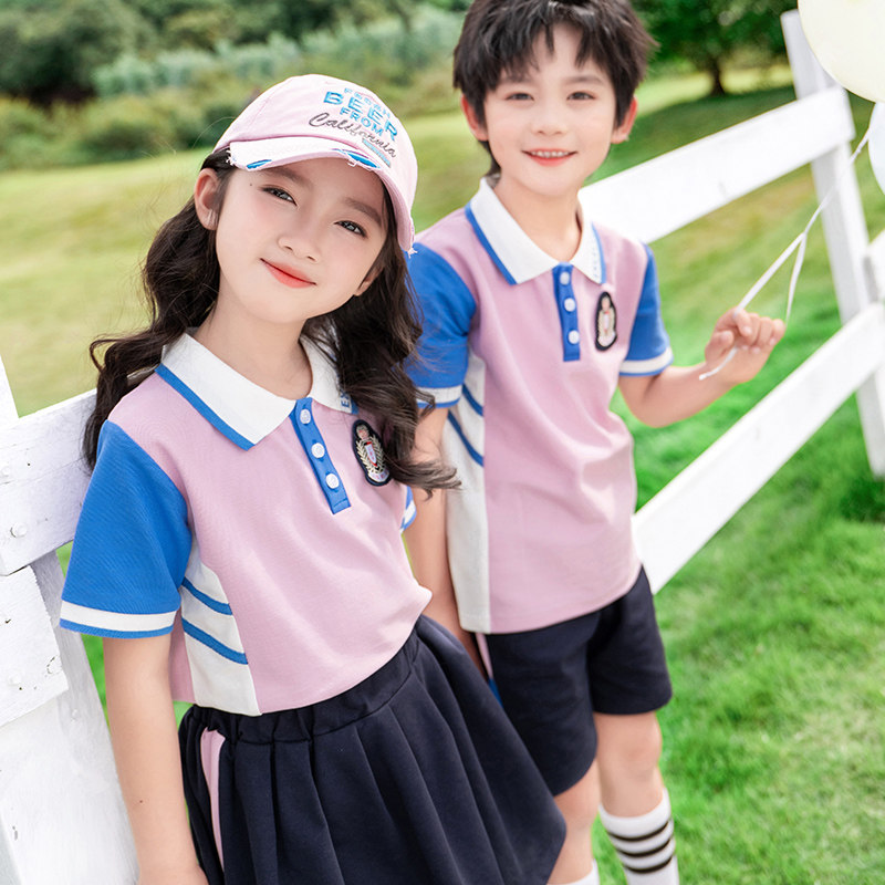 夏季幼儿园园服儿童毕业照班服