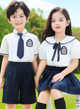 六一儿童节合唱演出服小学生班服英伦风儿童校服套装幼儿园毕业服
