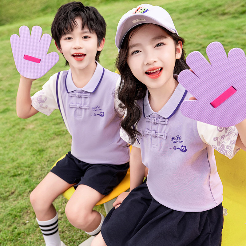 夏季幼儿园服学生校服毕业照班服