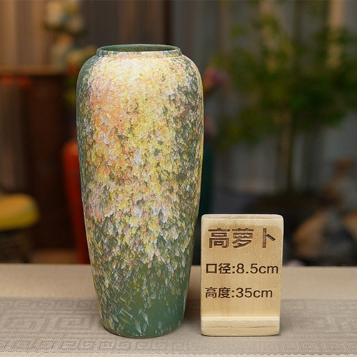 直播商品正品花瓶加大萝卜绿色涂鸦