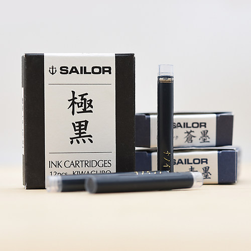 日本写乐sailor彩色染料墨水胆