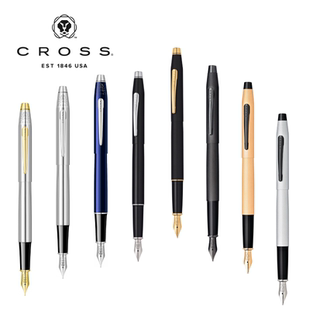 美国CROSS高仕钢笔经典世纪系列墨水笔细款女士书写商务办公0.5mm