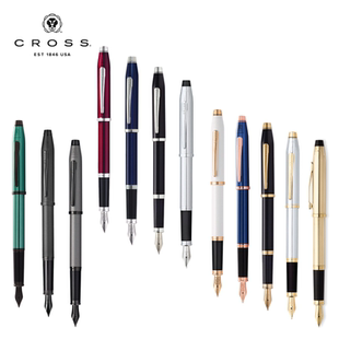 墨水笔商务办公铱金笔0.5mm 美国CROSS高仕钢笔CENTURY新世纪系列