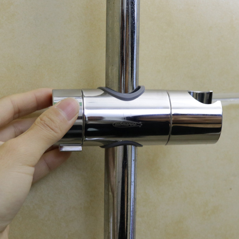 潜水艇免打孔花洒支架升降杆喷头花洒固定座淋浴头卡扣淋浴器配件