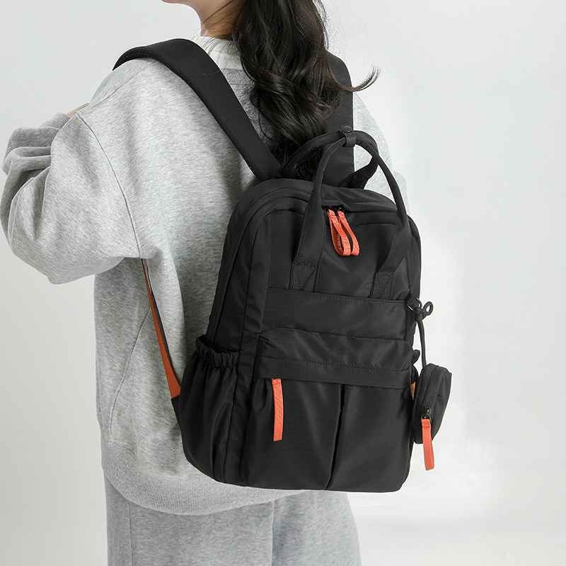 休闲简约风双肩包女大容量旅行背包轻便学生书包工装风双肩背包,箱包皮具/热销女包/男包,双肩背包,淘宝优惠券,粉丝福利购,淘宝优惠卷