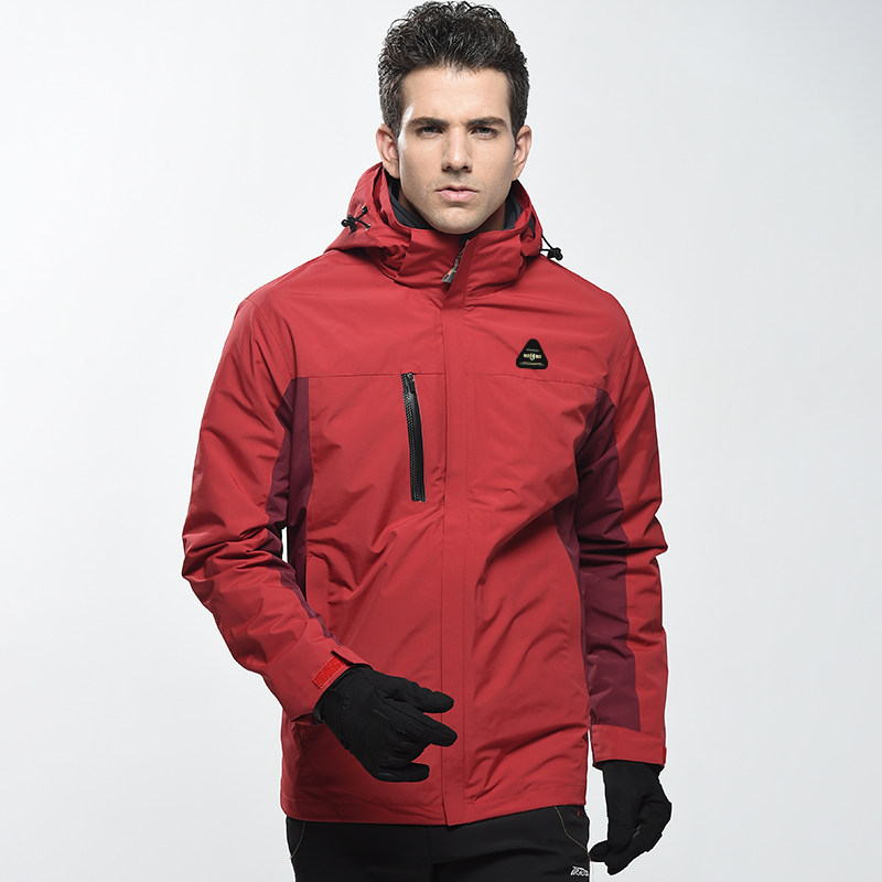 自由基地2023新款秋冬男女软壳内胆热封冲锋衣加厚内胆防风外套