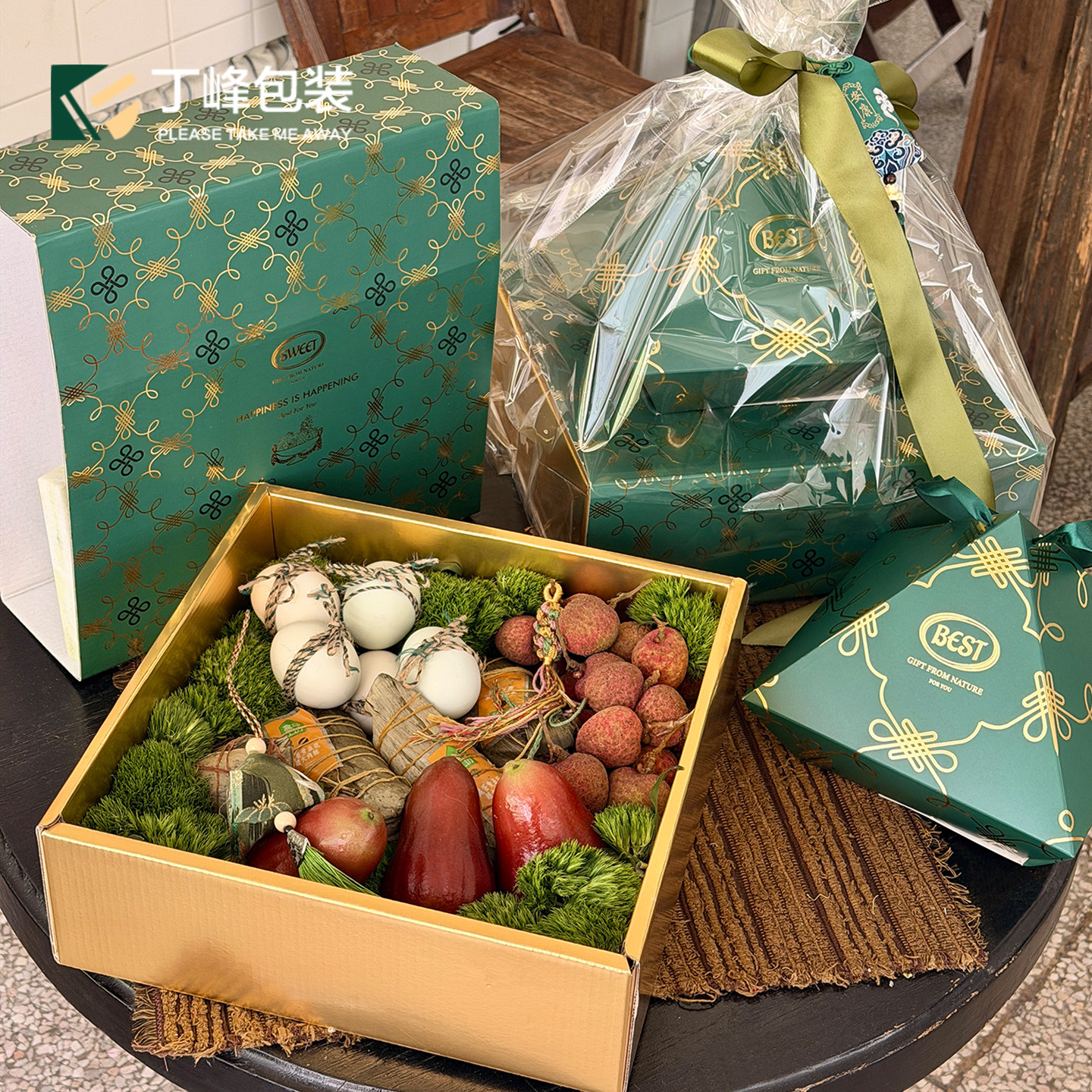 端午青韵&middot;夏日安康^创意粽子造型礼品盒^水果通用包装盒&middot;丁峰