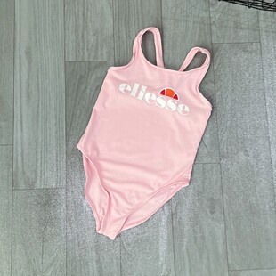 小中大童 有内衬 原单Elless 女童气质连体泳衣防晒沙滩温泉