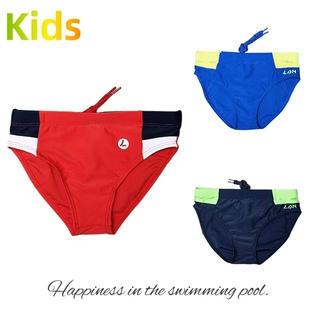 温泉沙滩抽绳速干专业训练 三角短裤 Amber外单儿童游泳裤 男童时尚