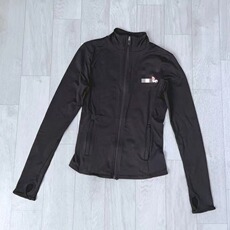 Куртка для йоги amber秋冬款 女士长袖瑜伽运动外套带拉链显瘦速干紧身健身内磨毛 10010