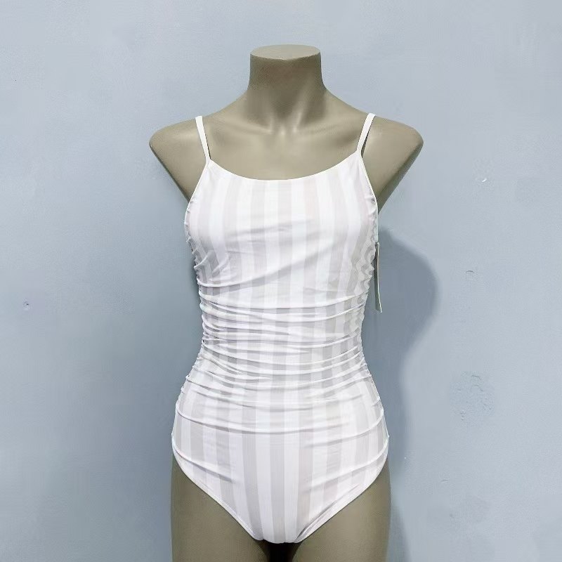 Amber外单时尚条纹性感吊带泳衣女士高级感连体露背泡温泉带胸垫,运动/瑜伽/健身/球迷用品,连体泳衣,淘宝优惠券,粉丝福利购,淘宝优惠卷