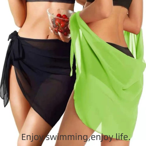 泳裤防尴尬比基尼外搭女士纱裙