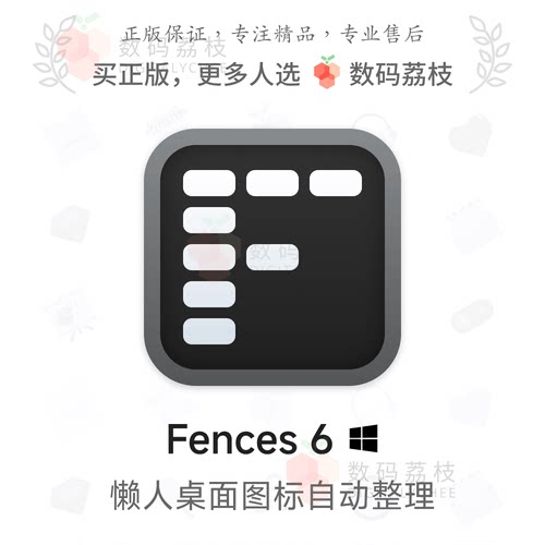 数码荔枝| Fences 6 栅栏桌面美化图标整理软件 正版密钥 Win11
