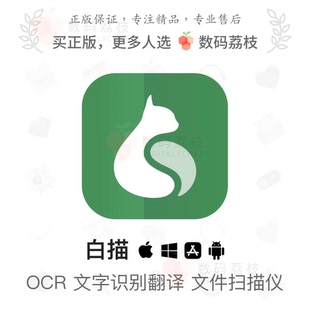 多平台 PDF转word OCR 翻译 表格识别导出 图片文字识别 白描
