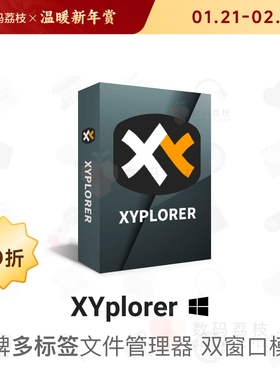 数码荔枝| XYplorer[Win]多标签文件任务资源管理器