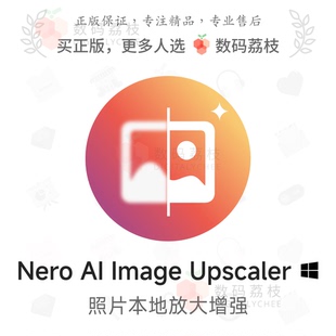 数码荔枝| Nero AI Image Upscaler [Win]图片本地放大画质修复器