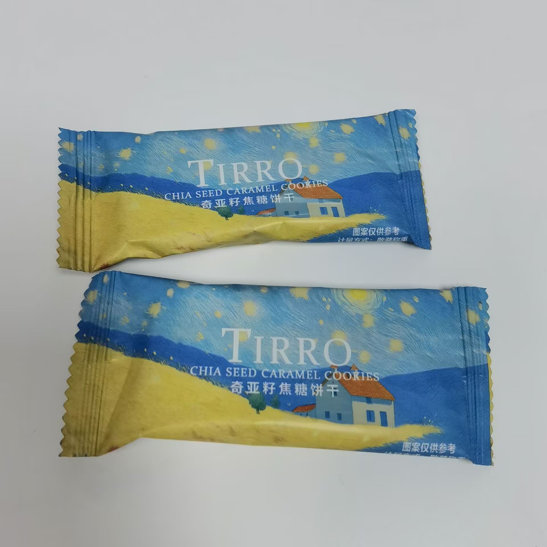TIRRO奇亚籽焦糖饼干散装称重结婚喜饼休闲零食
