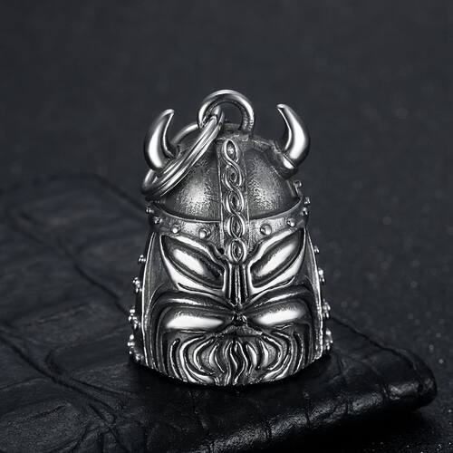 复古维京人头盔战士区魔守护铃铛