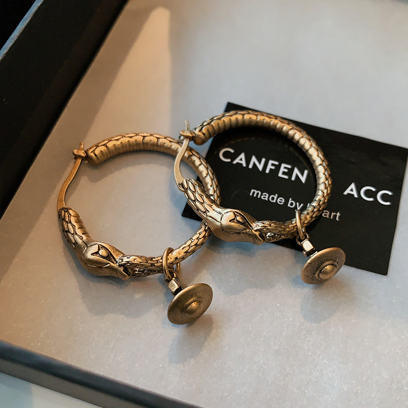 CANFEN欧美朋克复古西太后耳扣