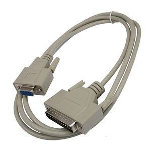 定制款 3米 9孔转25针 UDS1100串口数据线DB25/DB9 RS232信号线
