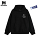 连帽卫衣男女同款 明星同款 外套情侣重磅纯棉上衣潮 BNOB MEDM