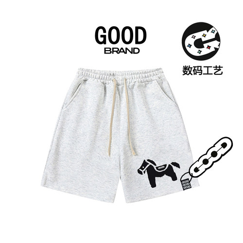 GOOD BRAND旗舰店马年限定短裤男女国潮正品休闲裤情侣运动沙滩裤