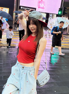 【1件85折2件8折3件75折】后背镂空背心女装新款辣妹穿搭无袖上衣