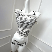 女一字肩斜肩上衣ME0924 雪纺小衫 初代美希MEYSIKIM 原创自制实拍