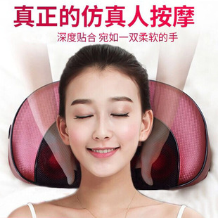 颈椎按摩器颈部腰部按摩仪 多功能全身车载按摩器脖子按摩枕礼品