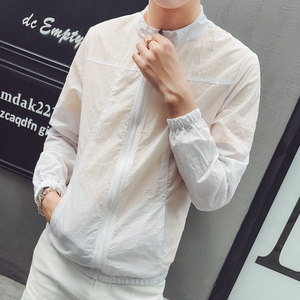 夏季冰丝外套男超薄立领防晒衣服港风模特抖音店主风3FS728-特P25图片