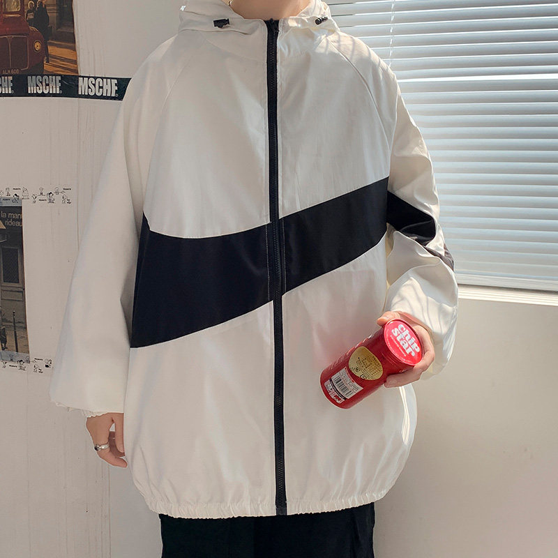 秋冬季学院风情侣装夹克男女港风中性风外套模特25J,男装夹克,电商A076