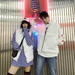 羽绒棉马甲男女秋冬情侣风模特中性风棉衣港外套19MJ12,男装背心/马甲,电商A076