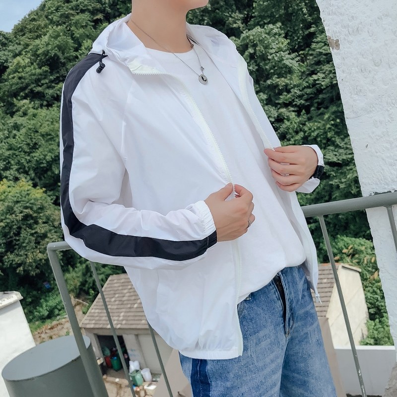 夏季冰丝外套男超薄加肥加大码情侣户外防晒衣服店主风1FS888-P25图片