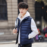 2025新款男士秋冬季羽绒棉马甲立领无袖轻薄保暖背心2MJ86886-P45，男装背心/马甲，电商A076