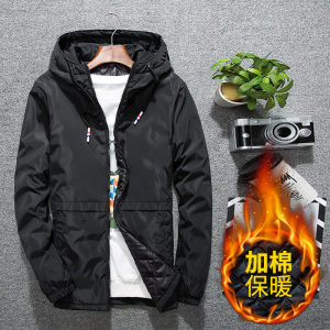 棉衣男加棉夹克男夹棉外套大码M-8XL麒麟风日系摆拍1M图片
