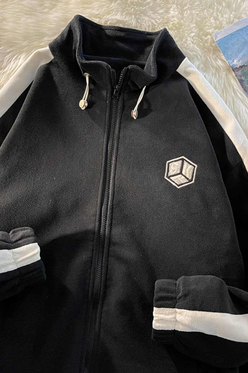 春季刺绣立领夹克外套男潮流港风情侣棒球服港风摆拍7JK20666-P80,男装夹克,电商A076