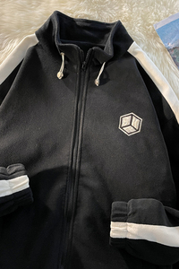 春季刺绣立领夹克外套男潮流港风情侣棒球服港风摆拍7JK20666-P80图片