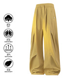 美式褶皱休闲裤男春秋宽松垂感阔腿裤百搭长裤立体CK26013-特P45，男装休闲裤，电商A076