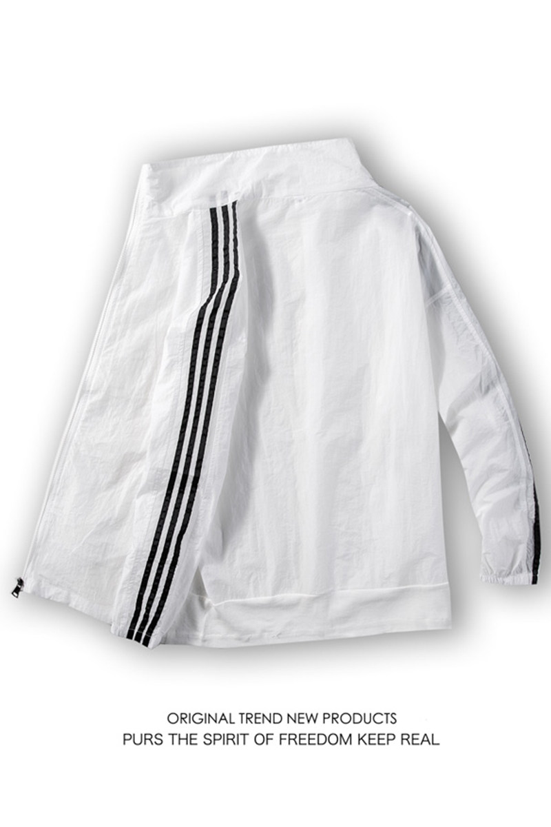 运动外套男夏季超薄透气大码宽松情侣防晒衣服白底图2FS2031-P35,男装夹克,电商A076